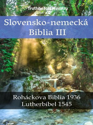 cover image of Slovensko-nemecká Biblia III